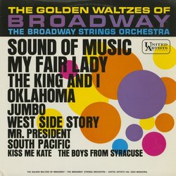 The Golden Waltzes Of Broadway Soundtrack (Various Artists) - CD cover