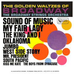 The Golden Waltzes Of Broadway Soundtrack (Various Artists) - CD cover