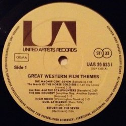 Great Western Film Themes サウンドトラック (Various Artists) - CDインレイ