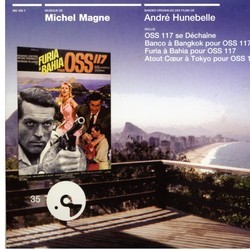 Bandes originales de Andr Hunebelle サウンドトラック (Michel Magne) - CDカバー