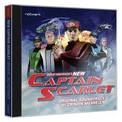 New Captain Scarlet Trilha sonora (Crispin Merrell) - CD-inlay