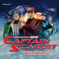 New Captain Scarlet Ścieżka dźwiękowa (Crispin Merrell) - Okładka CD