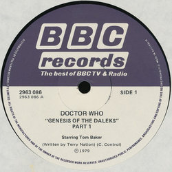 Doctor Who: Genesis of The Daleks Ścieżka dźwiękowa (Ron Grainer, Dudley Simpson) - wkład CD