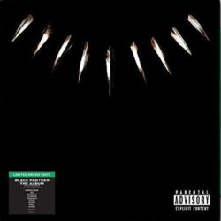Black Panther Soundtrack (Various Artists, Ludwig Göransson) - CD cover