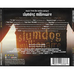 Slumdog Millionaire Ścieżka dźwiękowa (Various Artists, A.R. Rahman) - Tylna strona okladki plyty CD