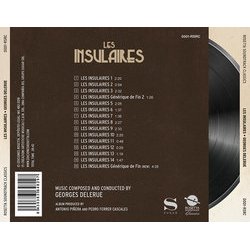 Les Insulaires サウンドトラック (Georges Delerue) - CD裏表紙
