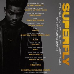 Superfly サウンドトラック ( Future) - CD裏表紙