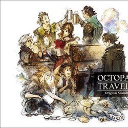 Octopath Traveler Trilha sonora (Yasunori Nishiki) - capa de CD