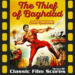 The Thief of Baghdad サウンドトラック (Carlo Rustichelli) - CDカバー