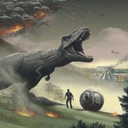 Jurassic World: Fallen Kingdom 声带 (Michael Giacchino) - CD封面
