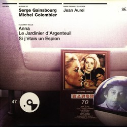 Manon 70 / Si J'tais un Espion / Le jardinier d'Argenteuil / Anna Ścieżka dźwiękowa (Michel Colombier, Serge Gainsbourg) - Okładka CD