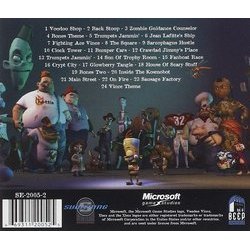Voodoo Vince サウンドトラック (Steve Kirk) - CD裏表紙