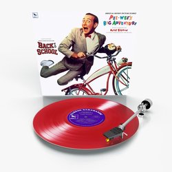 Pee-wee's Big Adventure / Back To School サウンドトラック (Danny Elfman) - CDインレイ