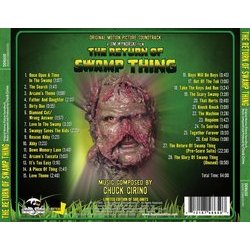 The Return of Swamp Thing Soundtrack (Chuck Cirino) - CD Back cover