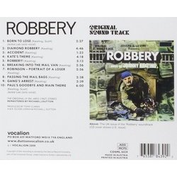 Robbery Ścieżka dźwiękowa (Johnny Keating) - Tylna strona okladki plyty CD