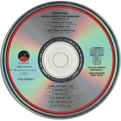 Cocktail サウンドトラック (Various Artists) - CDインレイ