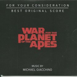 War for the Planet of the Apes Trilha sonora (Michael Giacchino) - capa de CD
