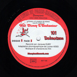 Cent un Dalmatiens Soundtrack (Various Artists, George Bruns, Jacques Duby) - cd-inlay