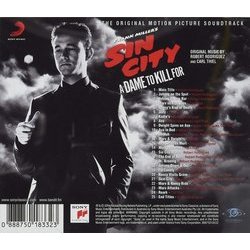 Sin City: A Dame To Kill For Soundtrack (Robert Rodriguez, Carl Thiel) - CD Back cover