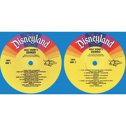 Dumbo サウンドトラック (Various Artists, Frank Churchill, Oliver Wallace) - CDインレイ