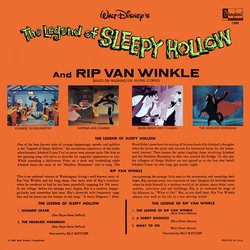 The Legend Of Sleepy Hollow / The Legend Of Rip Van Winkle Soundtrack (Various Artists, Various Artists) - CD Back cover