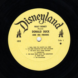 Donald Duck And His Friends Ścieżka dźwiękowa (Various Artists) - wkład CD
