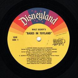 Babes In Toyland Ścieżka dźwiękowa (Various Artists) - wkład CD