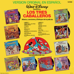Los Tres Caballeros Colonna sonora (Various Artists, Edward H. Plumb, Paul J. Smith, Charles Wolcott) - Copertina posteriore CD