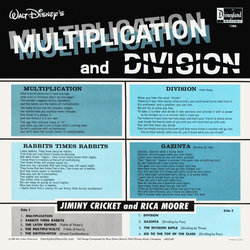Multiplication And Division Ścieżka dźwiękowa (Various Artists, Cliff Edwards, Rica Moore) - Tylna strona okladki plyty CD
