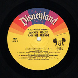 Mickey Mouse And His Friends Ścieżka dźwiękowa (Various Artists) - wkład CD