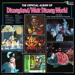 The Official Album Of Disneyland / Walt Disney World Trilha sonora (Various Artists) - CD capa traseira