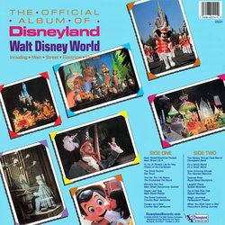 The Official Album Of Disneyland / Walt Disney World Soundtrack (Various Artists) - CD Achterzijde