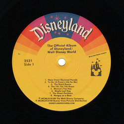The Official Album Of Disneyland / Walt Disney World Colonna sonora (Various Artists) - cd-inlay