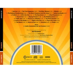 Sunrise サウンドトラック (Joe Kraemer) - CD裏表紙