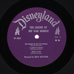 The Legend of Sleepy Hollow サウンドトラック (Various Artists, Billy Bletcher, Oliver Wallace) - CDインレイ