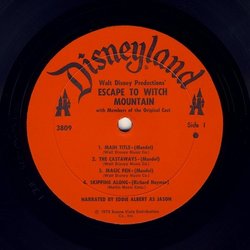 Escape to Witch Mountain 声带 (Eddie Albert, Various Artists, Johnny Mandel) - CD-镶嵌