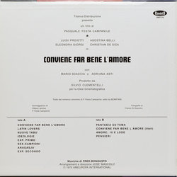 Conviene Far Bene L'Amore Soundtrack (Fred Bongusto) - CD Back cover