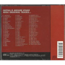 Initial D Arcade Stage Trilha sonora (Hideaki Kobayashi) - CD capa traseira