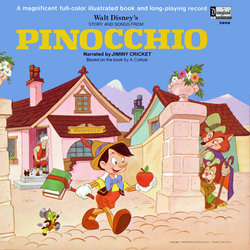 Pinocchio Colonna sonora (Various Artists, Cliff Edwards, Leigh Harline, Paul J. Smith) - Copertina del CD