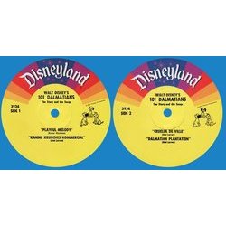 101 Dalmatians サウンドトラック (Various Artists, George Bruns, Mel Leven) - CDインレイ