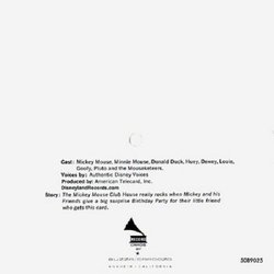 Happy Birthday Trilha sonora (Various Artists) - CD capa traseira