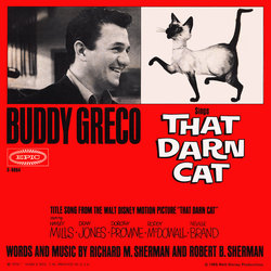 That Darn Cat! Soundtrack (Robert F. Brunner, Buddy Greco) - CD Back cover