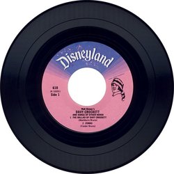 Davy Crockett サウンドトラック (George Bruns) - CDインレイ