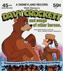Davy Crockett サウンドトラック (George Bruns) - CDカバー
