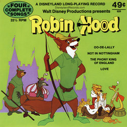 Robin Hood Soundtrack (Nancy Adams, Various Artists, George Bruns) - Cartula