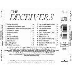 The Deceivers Ścieżka dźwiękowa (John Scott) - Tylna strona okladki plyty CD