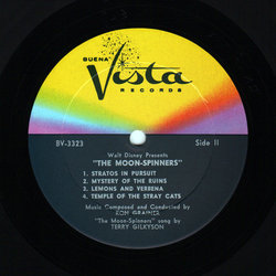 The Moon-Spinners サウンドトラック (Ron Grainer) - CDインレイ