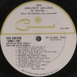Songs I Like Soundtrack (Various Artists, Dick Van Dyke) - cd-inlay