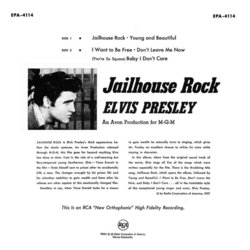 Jailhouse Rock 声带 (Jeff Alexander, Elvis Presley) - CD后盖