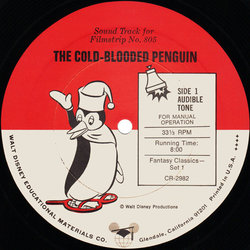 The Cold-Blooded Penguin Trilha sonora (Various Artists, Sterling Holloway) - CD-inlay